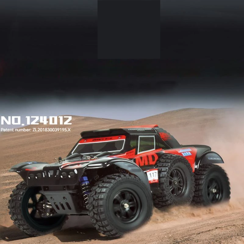 

Weili Remote Control Car 1:12 Four-wheel Drive Hard Tiger Rally Car Six-wheel Short Card Off-road Remote Control Car Toy Gift