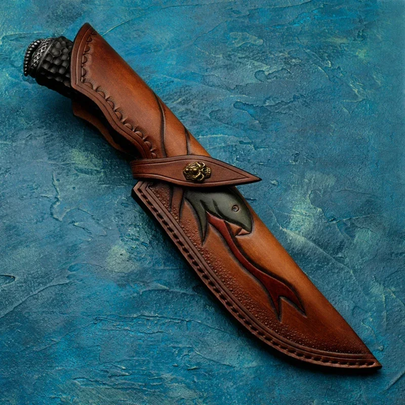 HUANGFU VG 10 дамасская сталь уличный походный охотничий нож для выживания с