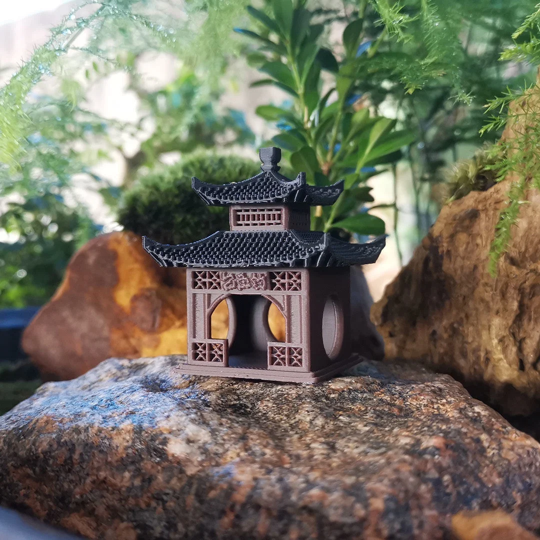 Древняя китайская 3d-архитектура модель аквариума микро-пейзаж песочный стол