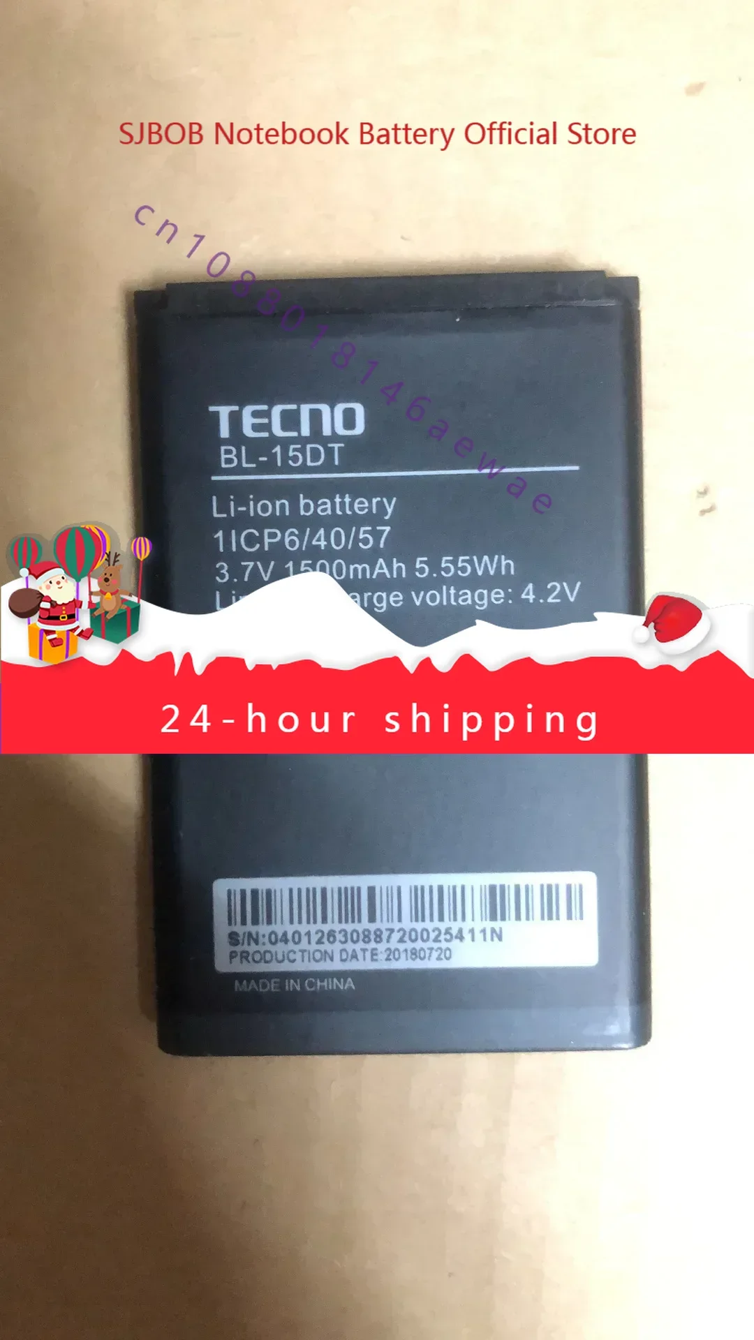 Аккумулятор для TECNO BL-25BT BL-29BT BL-15FT BL-15DT BL-19CI BL-19CT BL-15GI BL-24ET