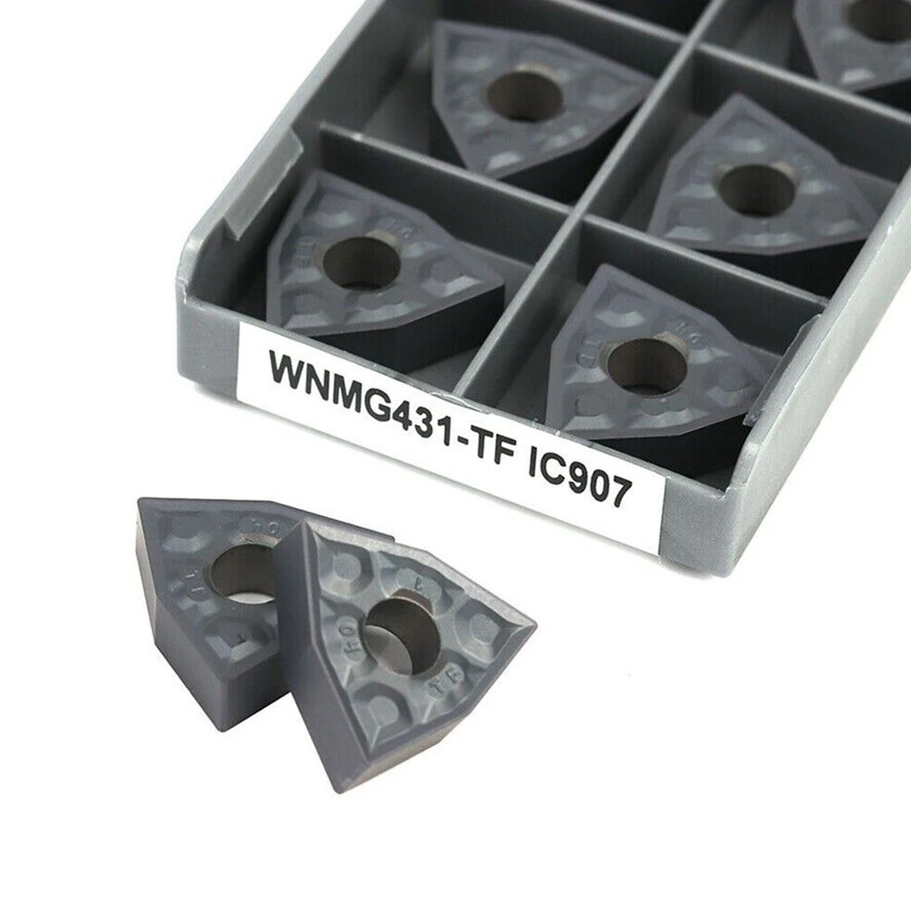 10шт ISCAR WNMG431-TF IC907 WNMG 080404 -TFIC907 Комплект твердосплавных вставок Карбид -Набор