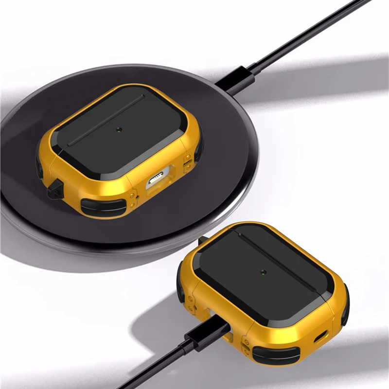 

Earphone Case For Apple Airpods Pro 2 Protective TPU PC Wireless Earphone Cover Cases For AirPods Pro2 Charging Box With Hook