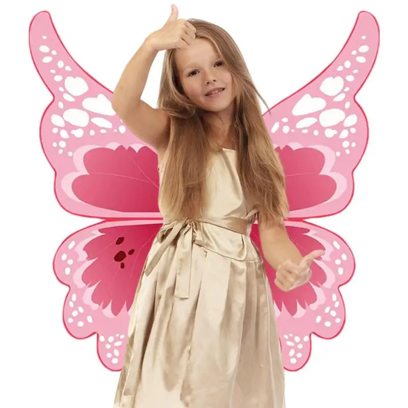 

Kids Angel Wings Battery Powered Lighted Kids Angel Wings Lightweight Automatic Flap Halloween Costume Multifunctional For