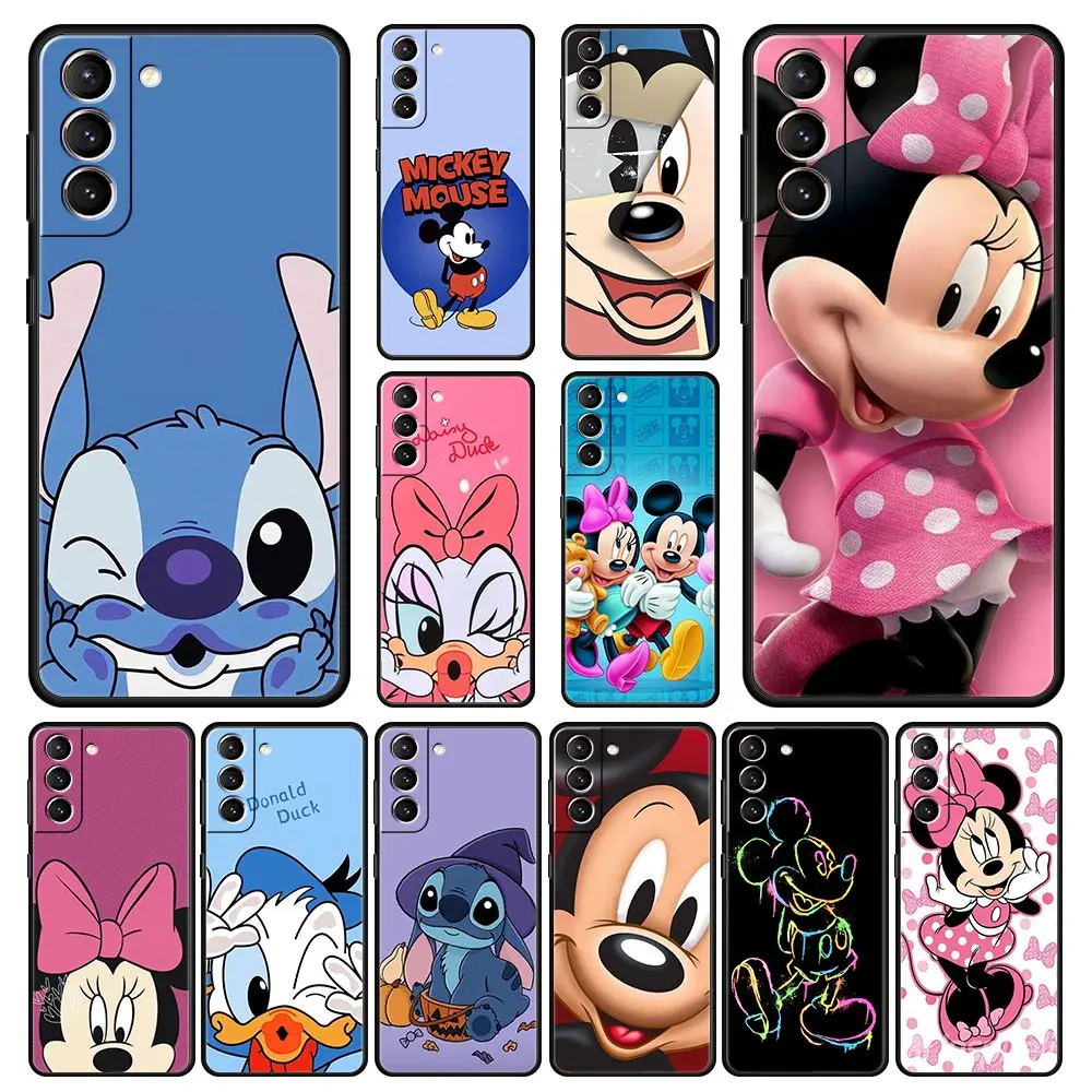 

Защитный чехол с Микки и Минни Маусом для Samsung Galaxy S10 S20 S21 Plus S20 FE S21