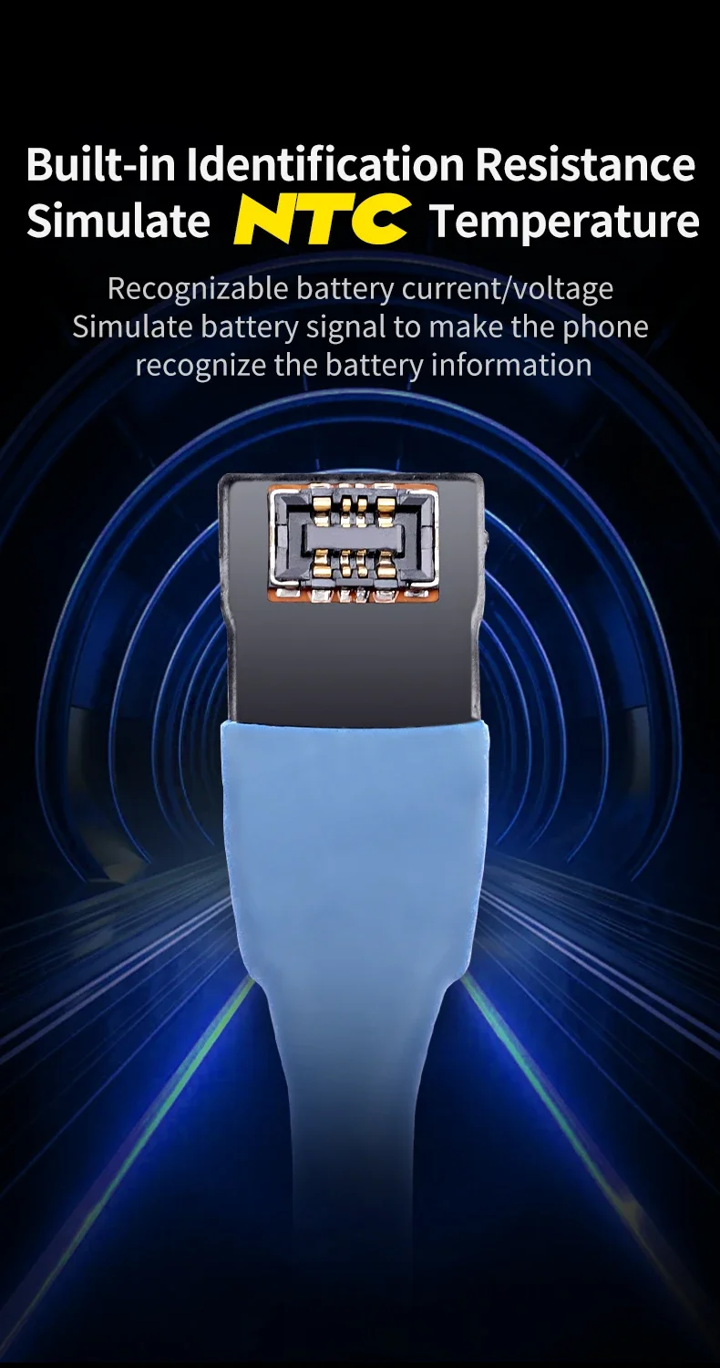 Кабель Для Тестирования Нагрузки MECHANIC Power Max iPhone 6-15 Pro Android Со Встроенным