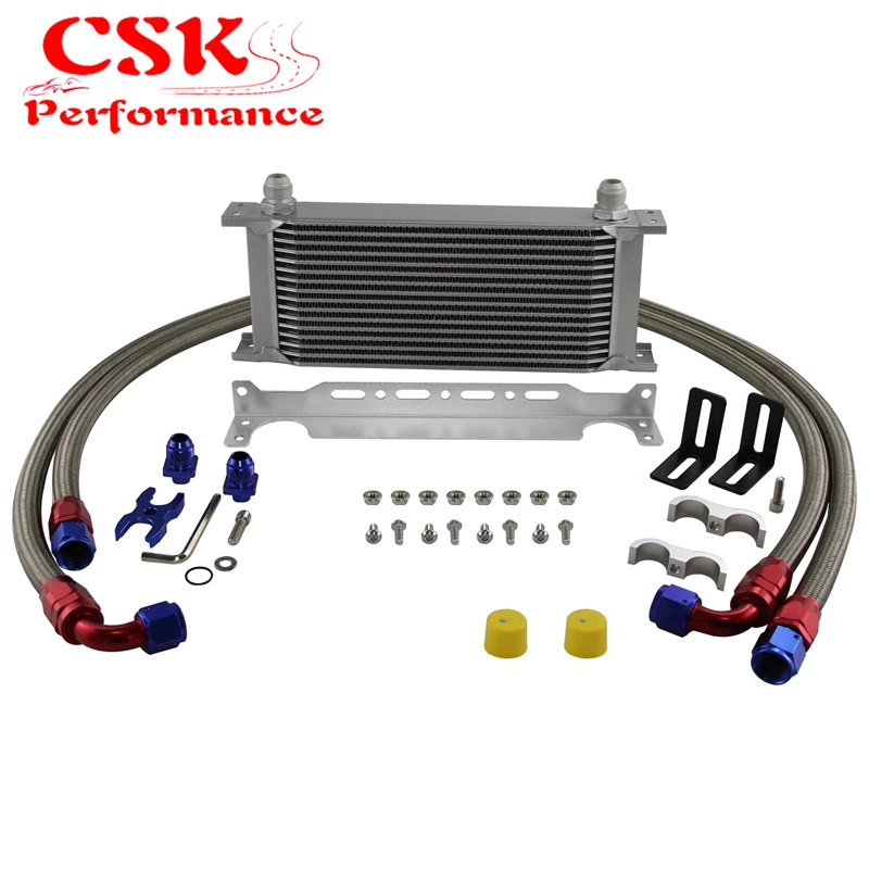 

Комплект масляного радиатора AN10 16 рядов Подходит для BMW E36/E46 M3 135/E90 335/640/740 X1/Z4 черный/серебристый