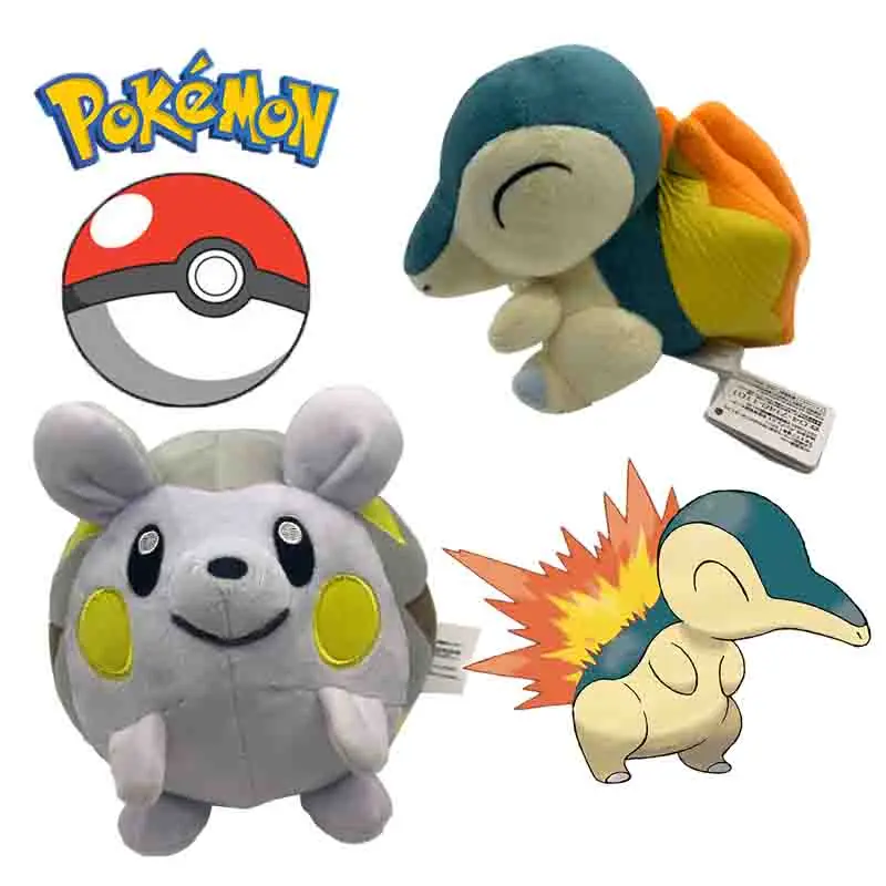 

18cm Pokemon Anime Plush Toys Cyndaquil Kawaii Doll Cartoon Cute Soft Togedemaru Plushie Home Decoration Stuffed Gift Children