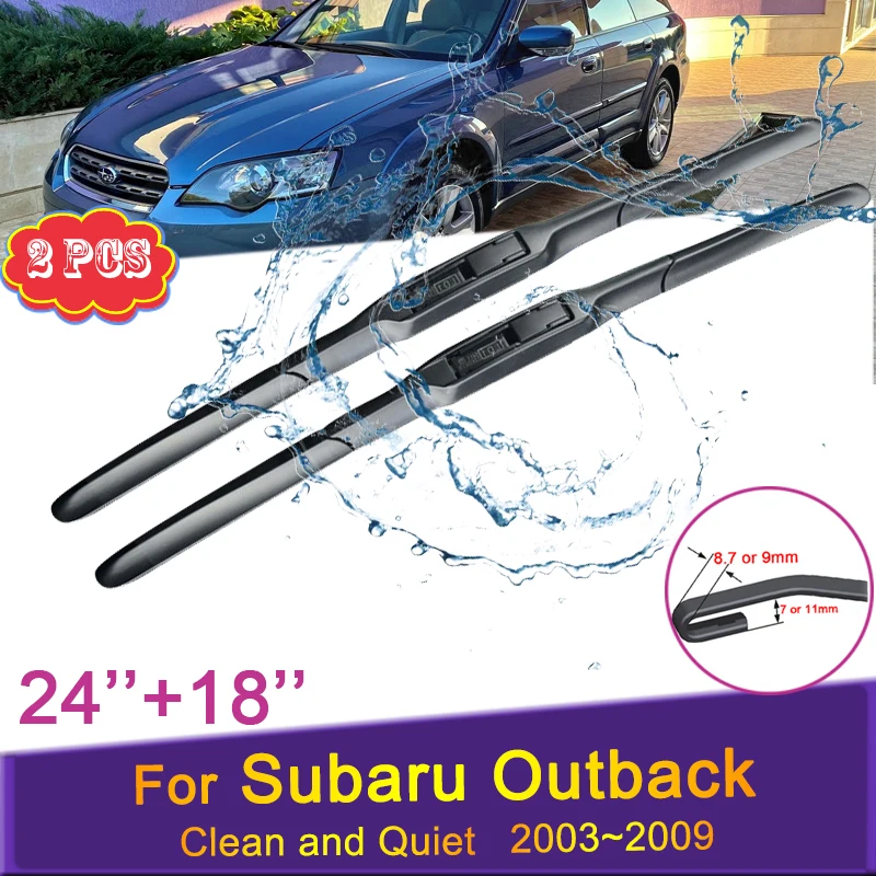 

Car Wiper Blade Windscreen for Subaru Outback 2003 2004 2005 2006 2007 2008 2009 Front Windshield Wipers Brushes Car Accessories