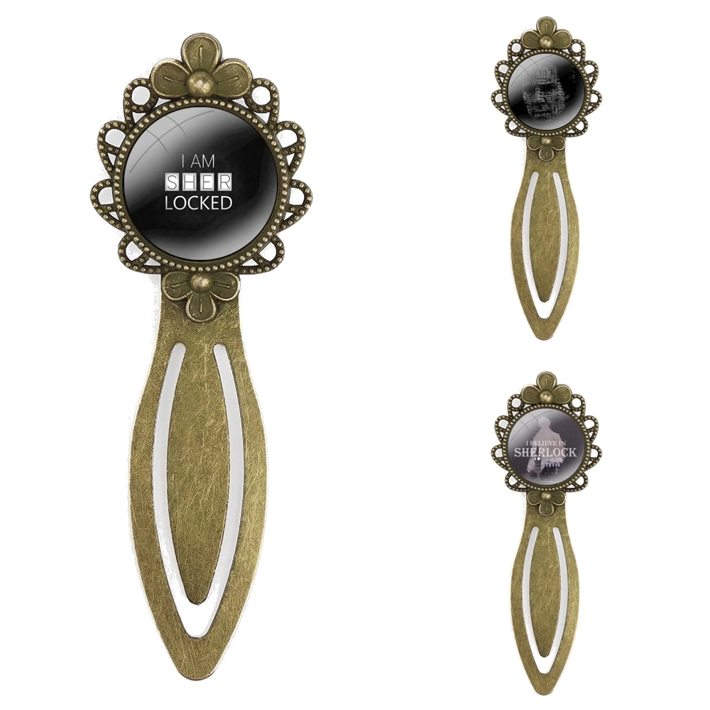 

Мультяшный дизайн, модные креативные металлические закладки, подарок для друзей, канцелярские принадлежности, школьные и офисные принадлежности Sherlock