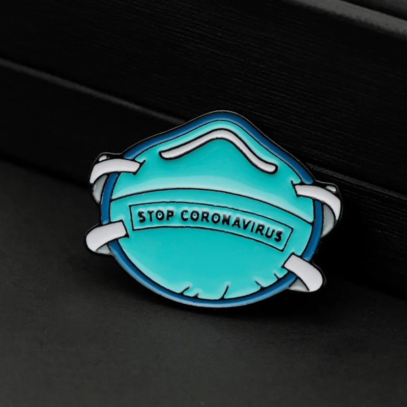 SKEDS для женщин и мужчин креативная маска коромавируса брошь с буквами аксессуары