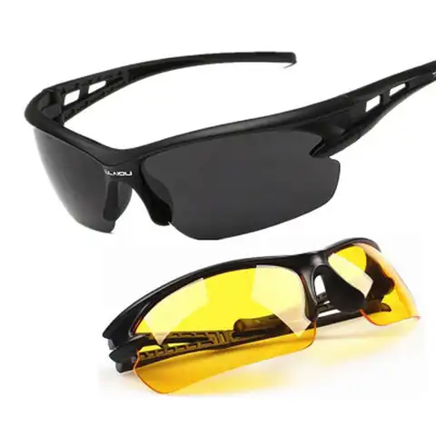 Очки для вождения автомобиля, очки с защитой от фар, очки для водителя, очки дневного и ночного видения автомобиля, мужские солнцезащитные о...