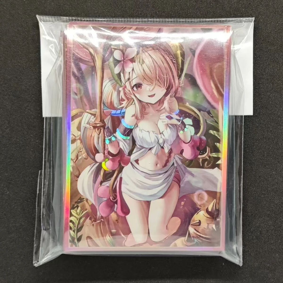Фото 63X90 мм, 50 шт./компл., самостоятельная работа Yu-Gi-Oh! Traptrix Mantis Card Sleeve Color Flash Ygo Защитный чехол для карты Аниме Подарочные игрушки №1