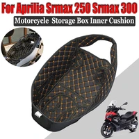 for aprilia sr max srmax 250 300 srmax250 srmax300 motorcycle seat storage box leather rear trunk luggage liner protector pad