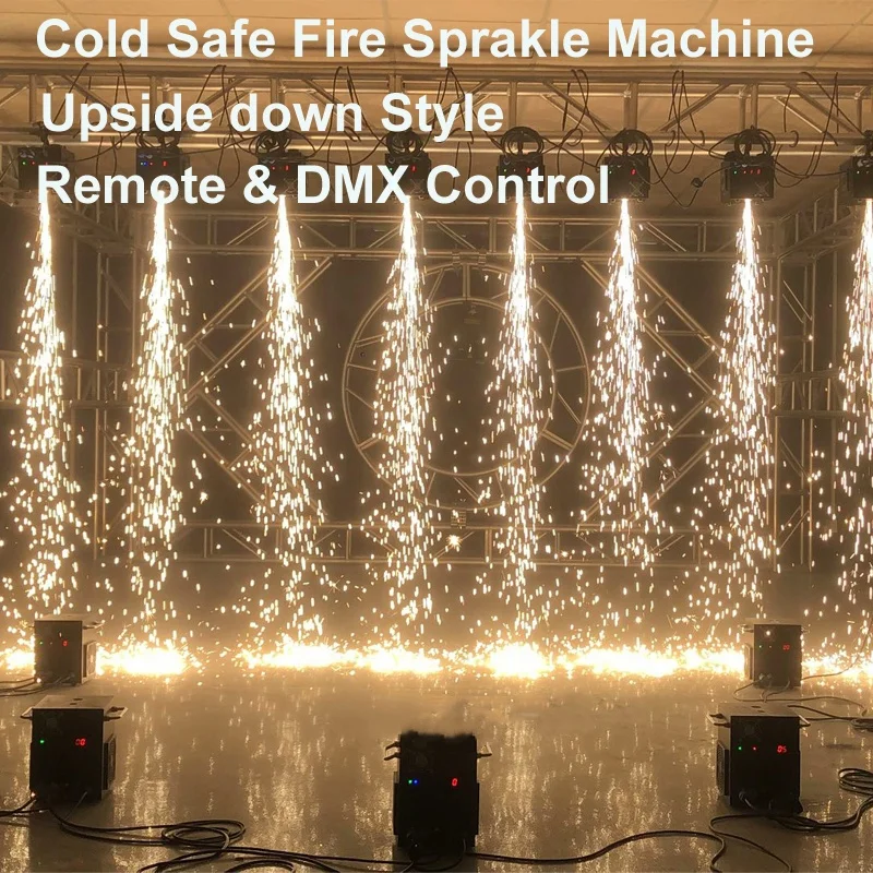 

Retail and Wholesale Factories 600W Cold Fireworks Fountain Stage Spark Machine For club Show smokeless,smellless, safety