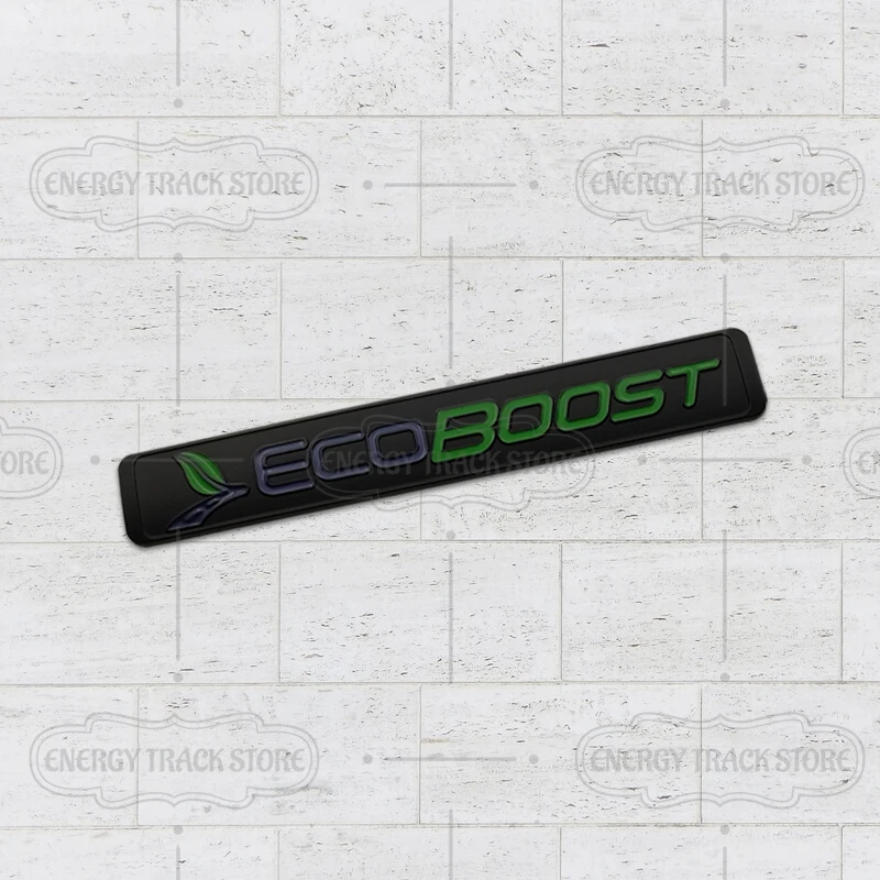 

Автомобильная наклейка с логотипом Eco Boost, эмблема бокового крыла, задний багажник, значок для Ford Focus Mondeo Bronco Kuga Fiesta Puma Transit Escape F150