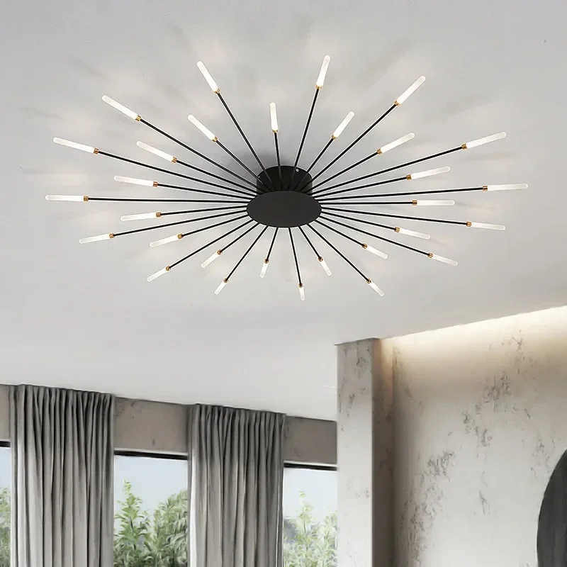 FKL Современная светодиодная люстра в скандинавском стиле для гостиной спальни