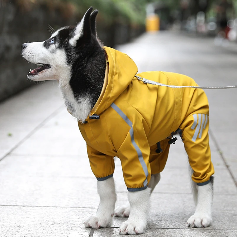 

Dog Raincoat Reflective Waterproof Pet Clothes for Chihuahua Maltese Rain Coat Small Medium Dogs Jumpsuit Raincoat Dogs Overalls