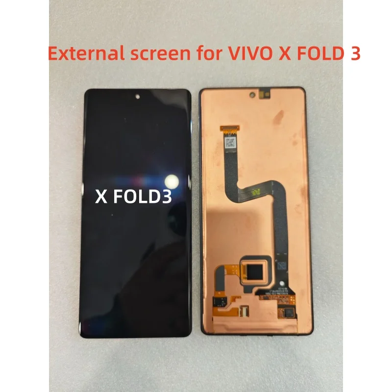 Фото AMOLED-дисплей для VIVO X Fold3, внешний ЖК-экран, сенсорный экран, комплект для замены, для X Fold 3, маленький экран №1