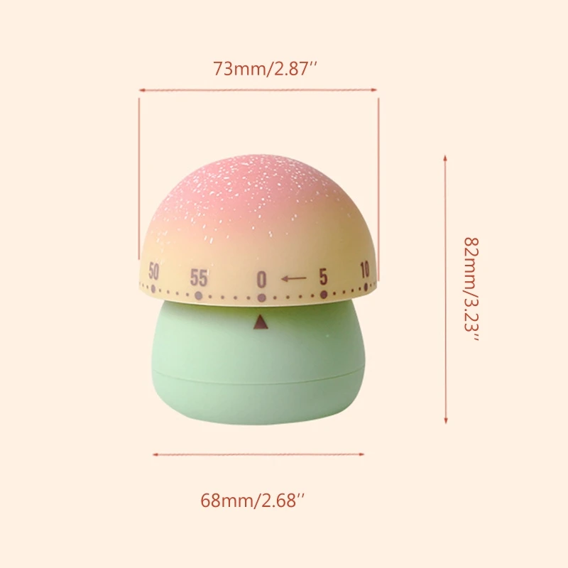 Милый грибной таймер для тайм-менеджмента механические кухонные таймеры