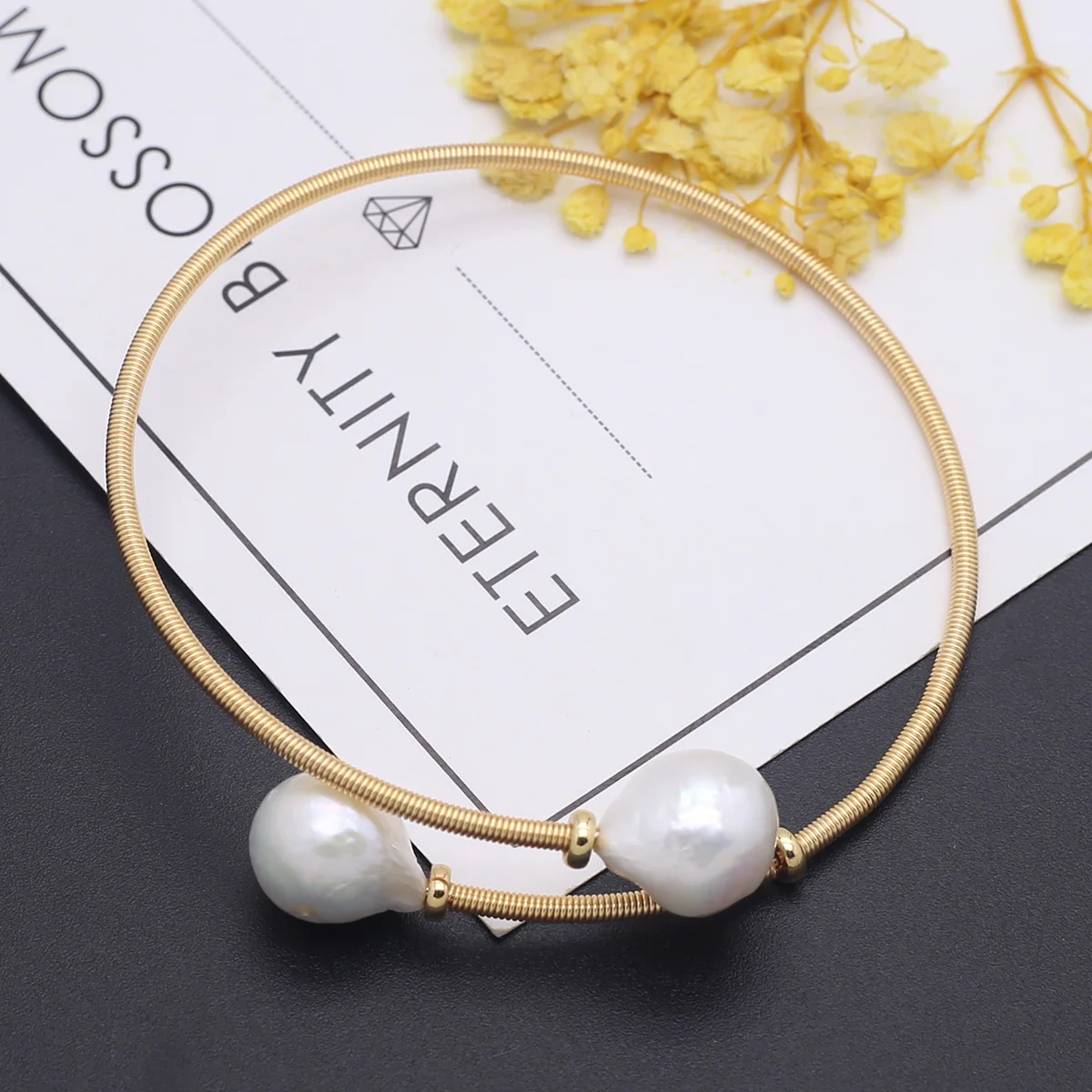 

Natural Fresh Water Pearl Two Rice Balls Pearl Bracelet for Women Jewelry Party Banquet Gift Girls Jewelry