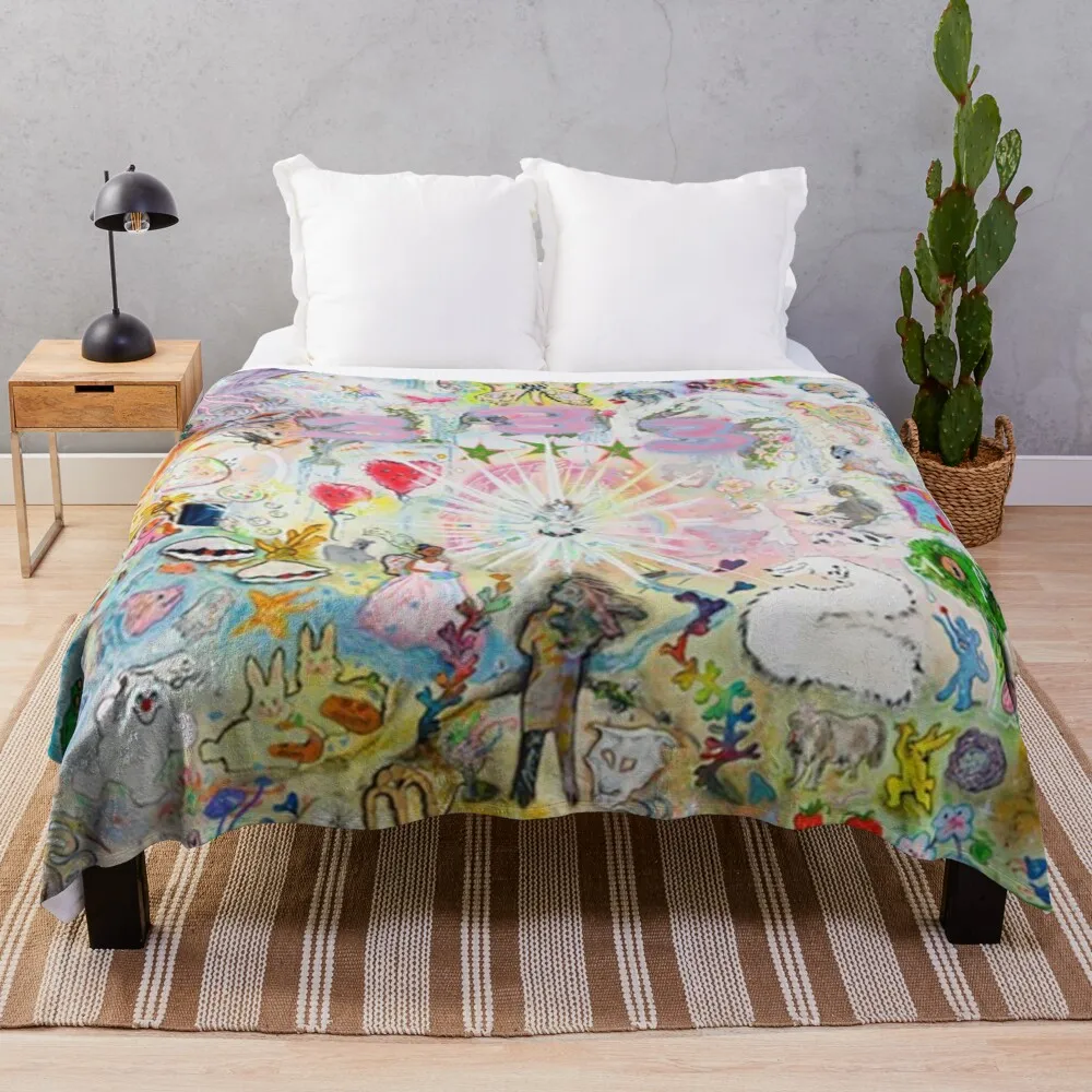 

333 bladee, покрывало для альбома, модное покрывало для дивана, покрывало, пушистое покрывало