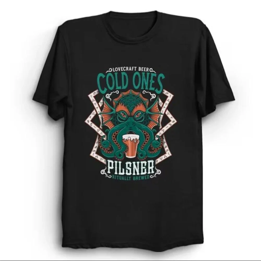 Винтажная потертая оккультная холодная пивная этикетка для мужчин и женщин