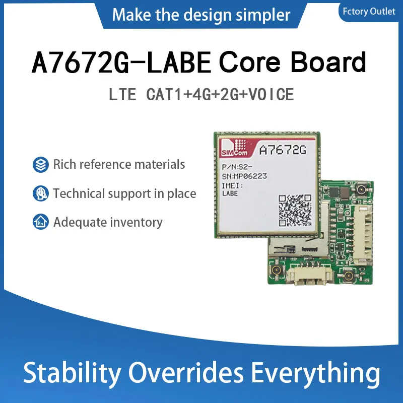 SIMcom A7672G-LABE CAT1 Core Board поддержка данных + Голос 1 шт.