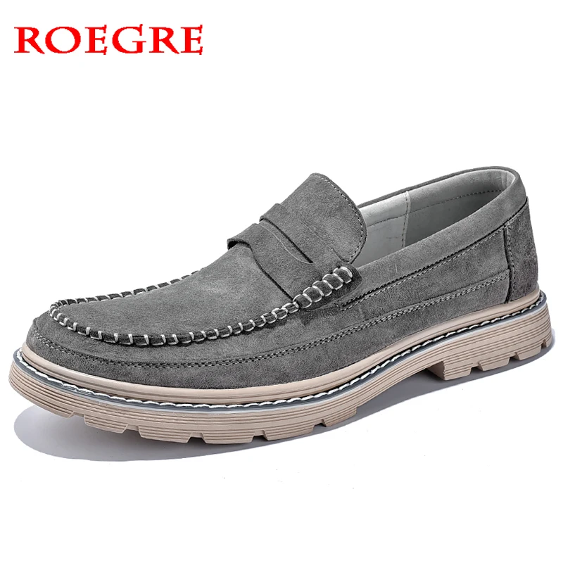 

High Quality Men Leather Shoes Casual Outdoor Loafers Work Shoes Sneakers Fashion flat Men Shoes Business Office Driving Shoes
