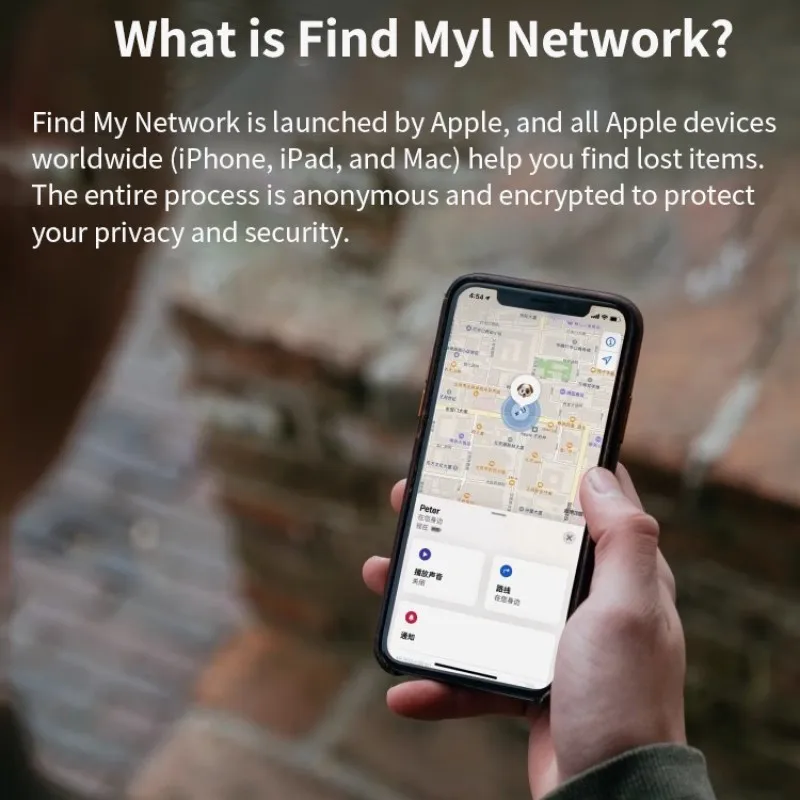 Мини-трекер Itag Для Apple Ios Gps Bluetooth Wireless Smart Key Search Домашних Животных