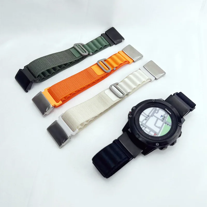 Suitable for Jiaming Garmin Fenix series 7S 7 7X nylon alpine nylon quick release strap wristband