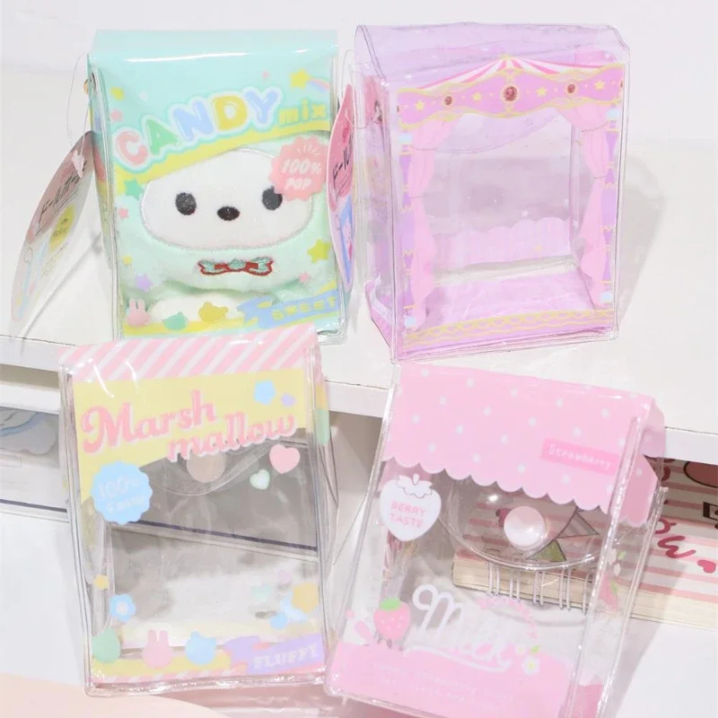 Сумка для макияжа Sanrio мягкий цвет милый боль трехмерный прозрачный кошелек монет