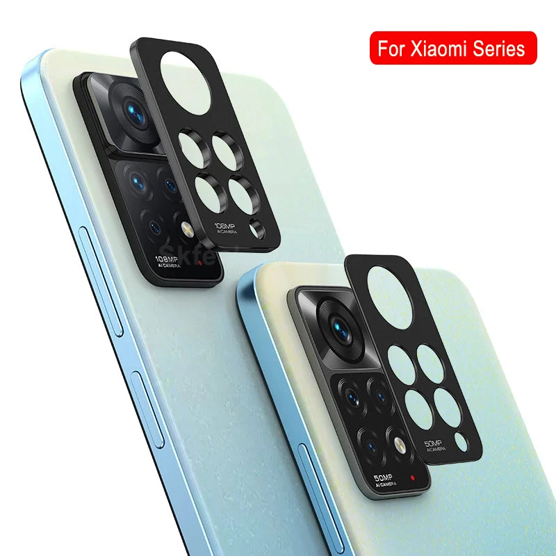 

Металлический объектив для Xiaomi Redmi Note 11 Pro 11 11S, защита экрана объектива, защитная крышка, наклейка, защита от царапин, защитная пленка для кам...