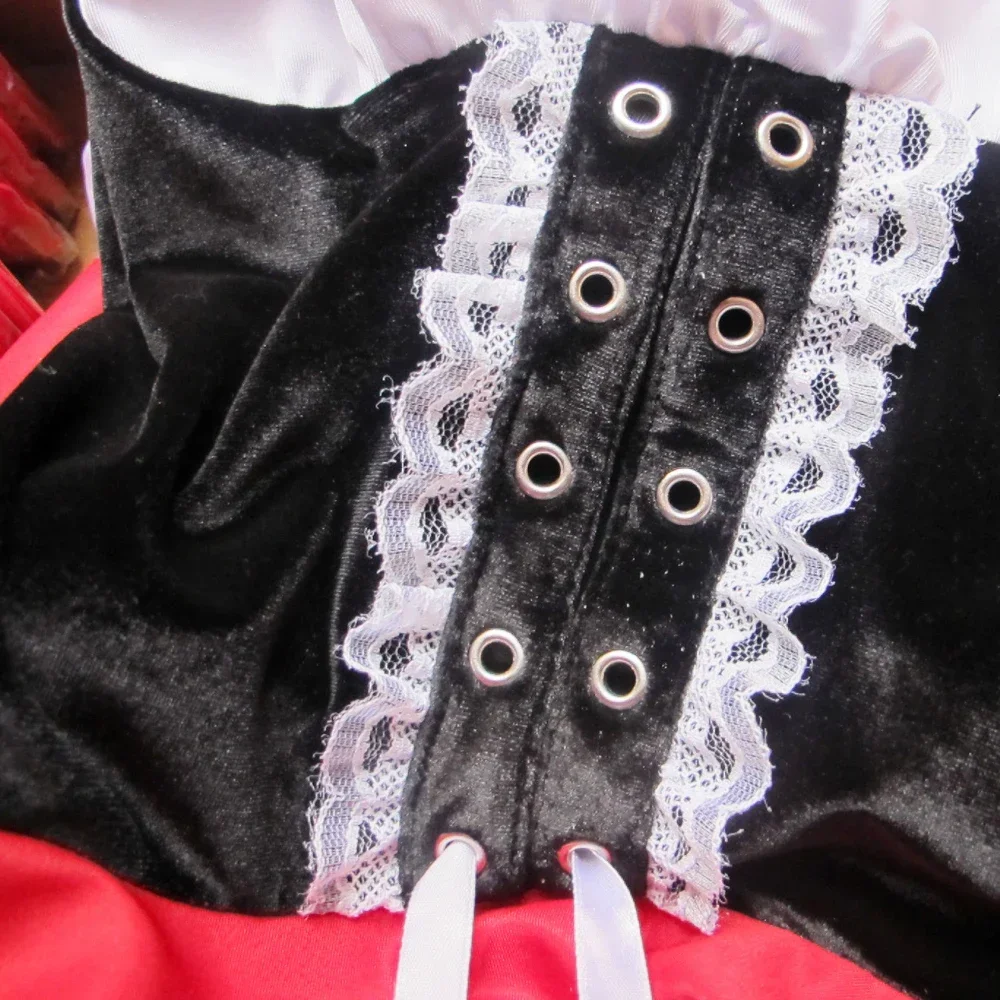 _ Костюмы на Хэллоуин для женщин Косплей Маленькое красное платье с капюшоном