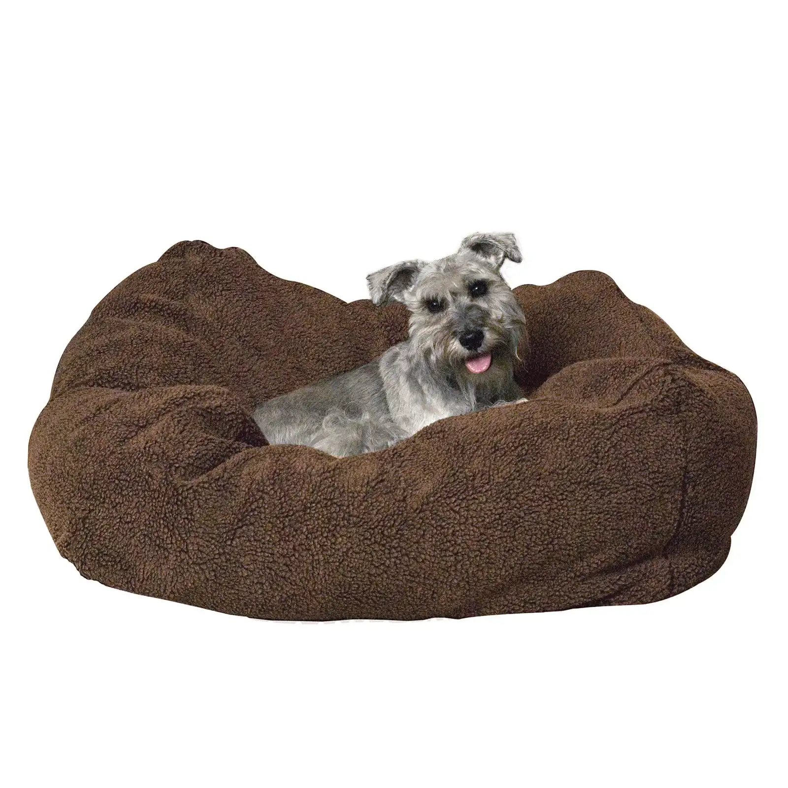 

Cuddle Cube Dog Bed, Small, Mocha