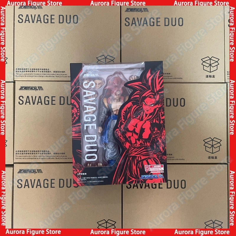 Фото В наличии: Demoniacal Fit DF Dragon Ball Z SHF Super Saiyan 4 SSJ4 Gogeta Savage Duo — Аниме-фигурки, игрушки, модели из ПВХ, подарок №2