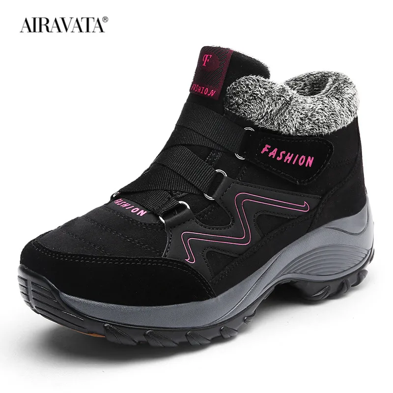 New Winter Women Boots Fashion Keep Warm Snow Boots High Quality Women Lace-up Comfortable Ladies Boots