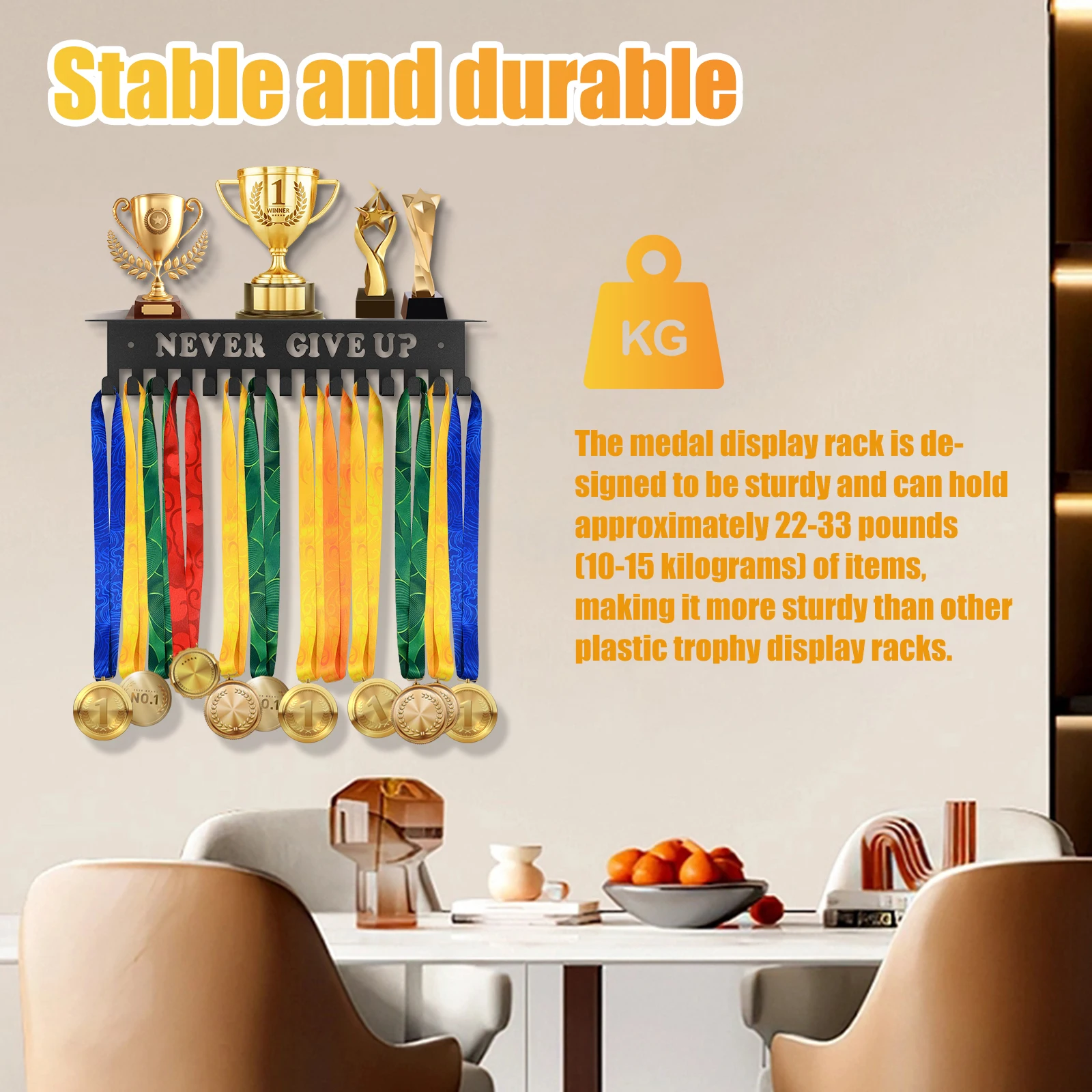 Металлическая Вешалка Для Медалей Настенная Железная Стойка Трофеев