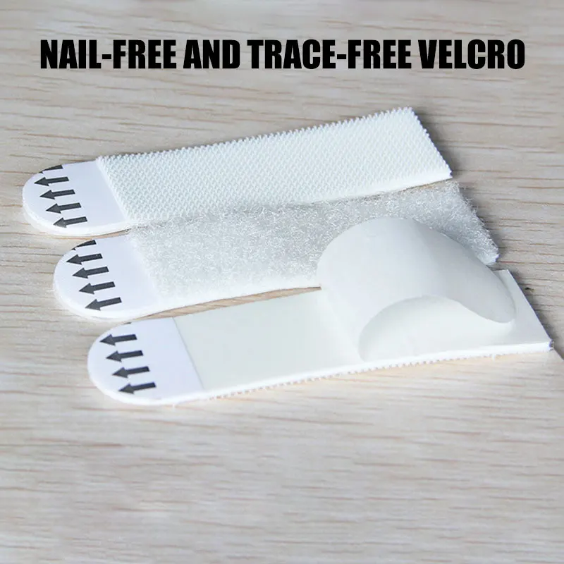 

Strong Fastener Photo Wall Hook Traceless Magic Hook Large Medium Small Solid Mushroom Buckle Velcro Tape