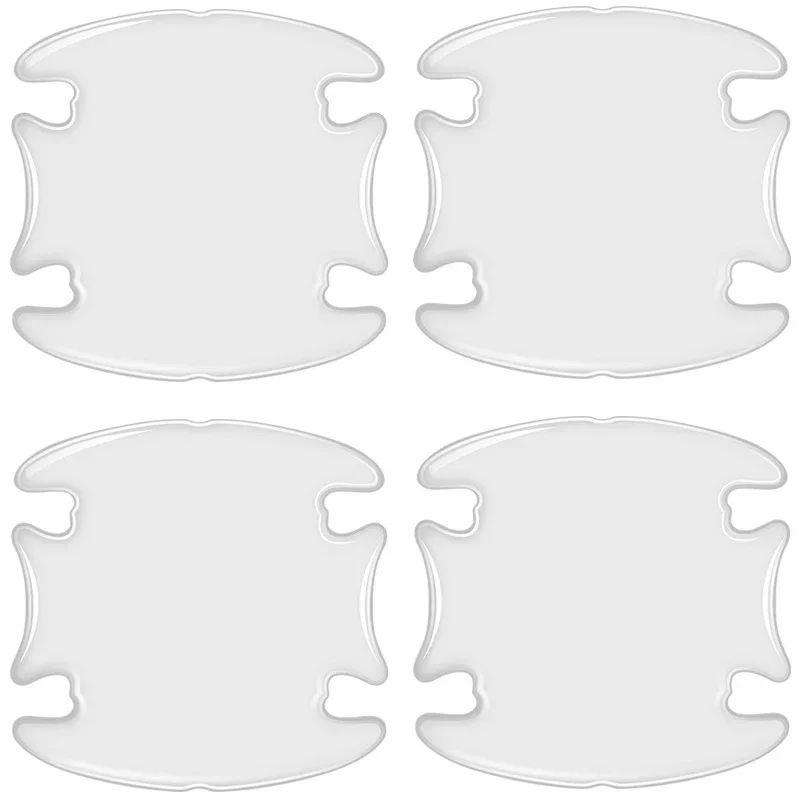 Дверная ручка автомобиля, чаша, прозрачные наклейки от царапин, защитные невидимые силиконовые зеркала заднего вида, защитная полоса от столкновений