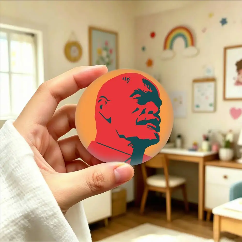 Значки L-Lenin «Основатель советского коммунизма» 25, 32, 44, 58, 75 мм, персонализированные круглые броши-значки, аксессуар, подарок (art.: 3920db7db7aef) - 3920db7db7aef