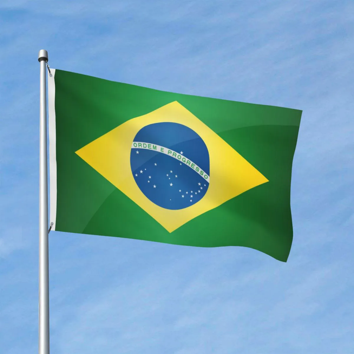 

Brazil1 Brazil National Flag 90x150cm Hanging Polyester Digital Print Brasil Brazilian Banner Flag for Celebration