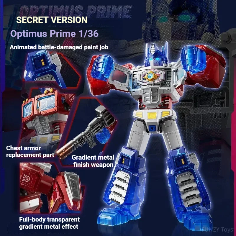 Фото Официальные фигурки Blokees Transformers Shining Version 05 - Eternal Rivalry 2026, новые светящиеся фигурки в закрытой упаковке, подвижные модели, подарки №2