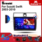 Автомагнитола Srnubi, Android 10, 2DIN, 4G, Wi-Fi, GPS-навигация, DVD, для Suzuki Swift 2003-2010