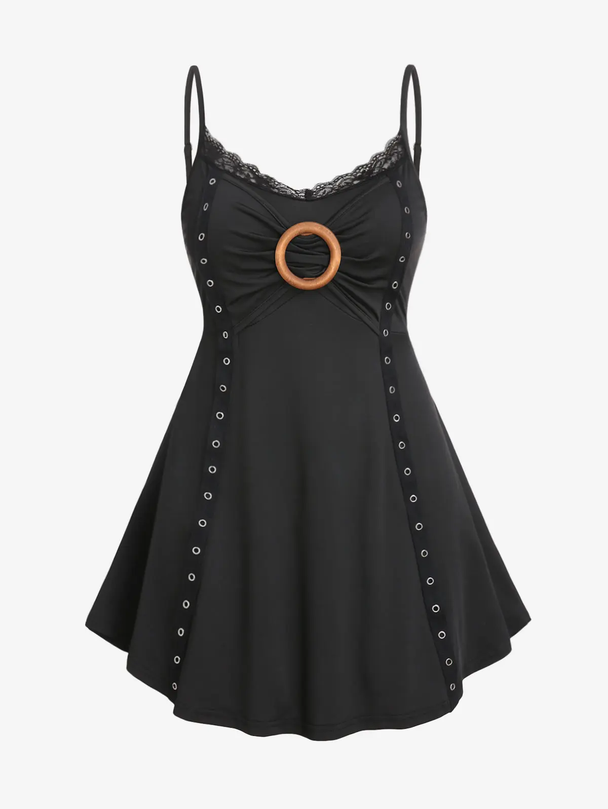 

Майка женская летняя с кружевной отделкой и рюшами, 4XL