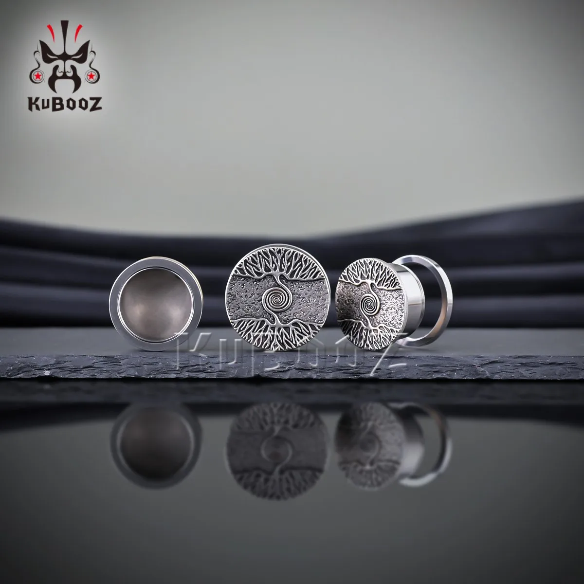 Серьги-кольца KUBOOZ из нержавеющей стали для пирсинга ювелирные украшения ушей в