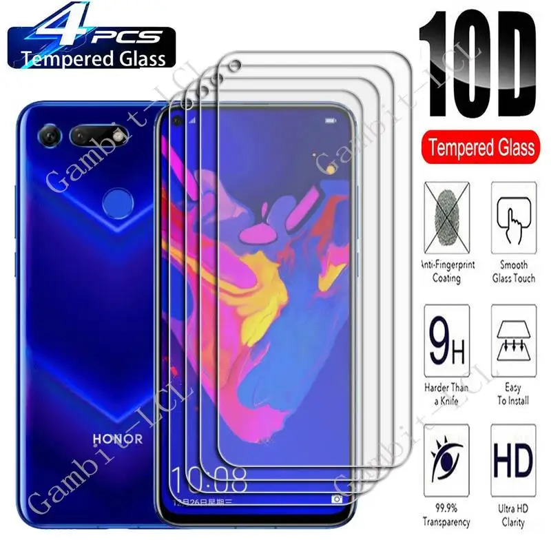 Защитное закаленное стекло для Honor View 20 6,4 дюйма, 4 шт.