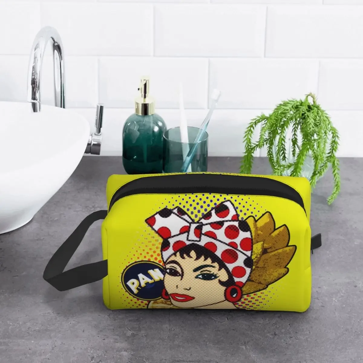 Мука хлеб VZLA венесуэльская Косметичка женская кавайная большая емкость