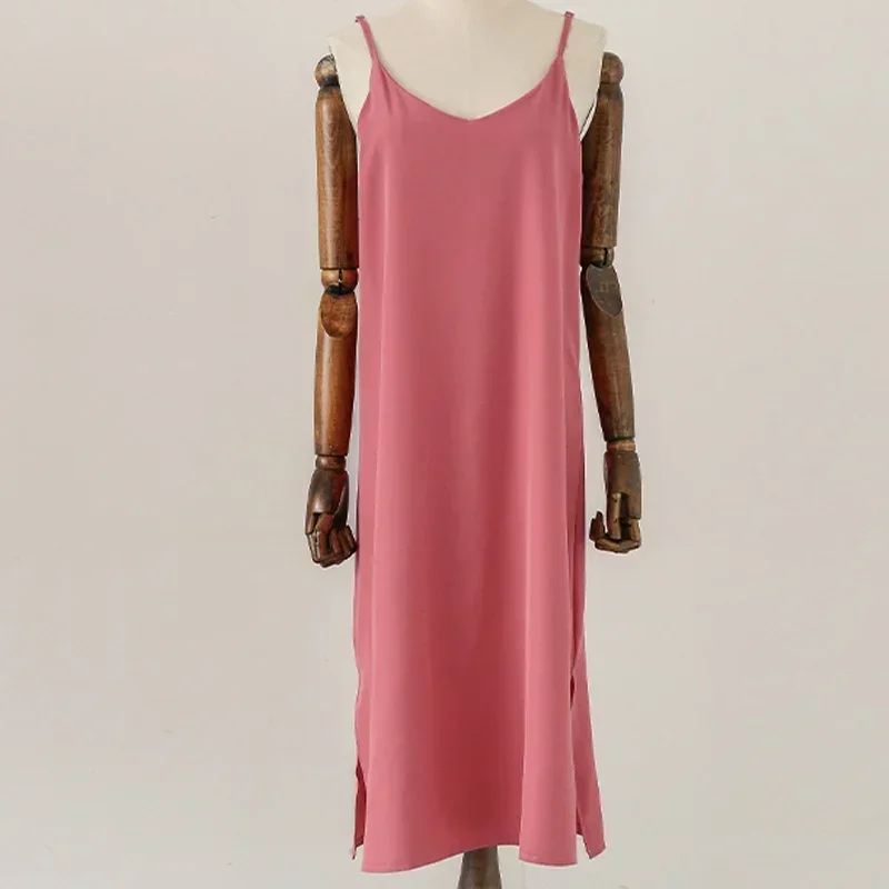 Женское атласное платье для выпускного вечера элегантное на тонких бретельках с