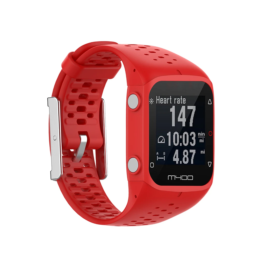 Фото Силиконовый ремешок для GPS-часов Polar M400 M430, сменный ремешок для спортивных умных часов Polar M400, браслет с инструментом №3