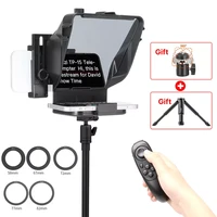 ulanzi smartphone and dslr recording mini teleprompter portable inscriber mobile teleprompter artifact video with remote control